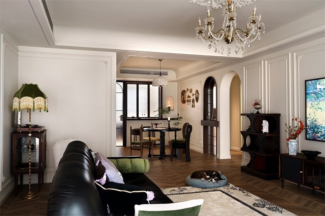 120㎡只做一室？氛围感满级的法式复古家，又美又任性！