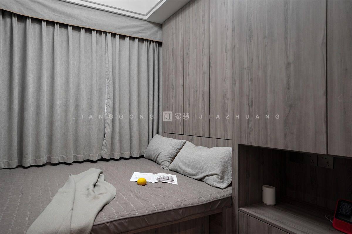 90㎡现代风格次卧装修案例