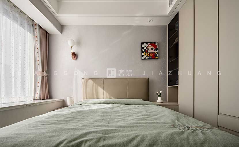 99㎡现代风格次卧装修案例