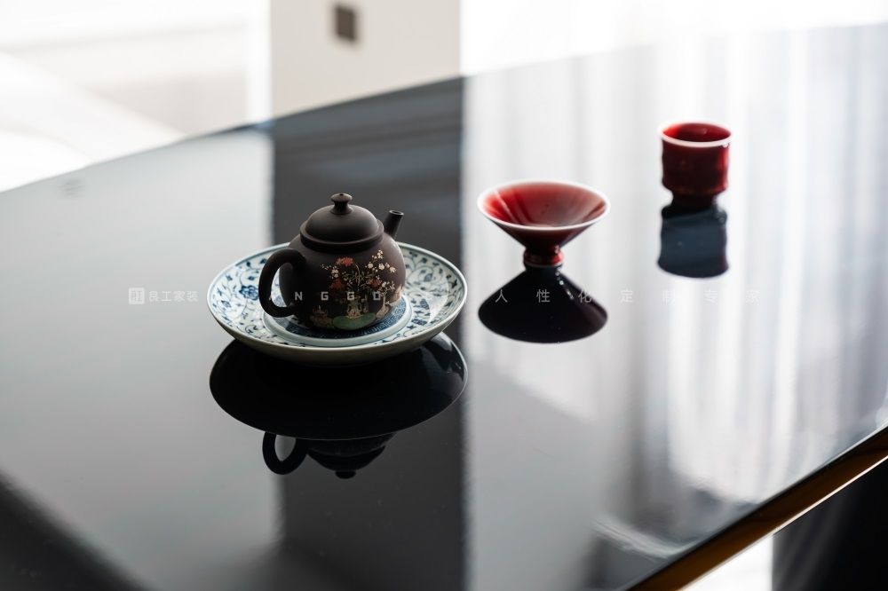 160㎡意式风格茶室装修案例