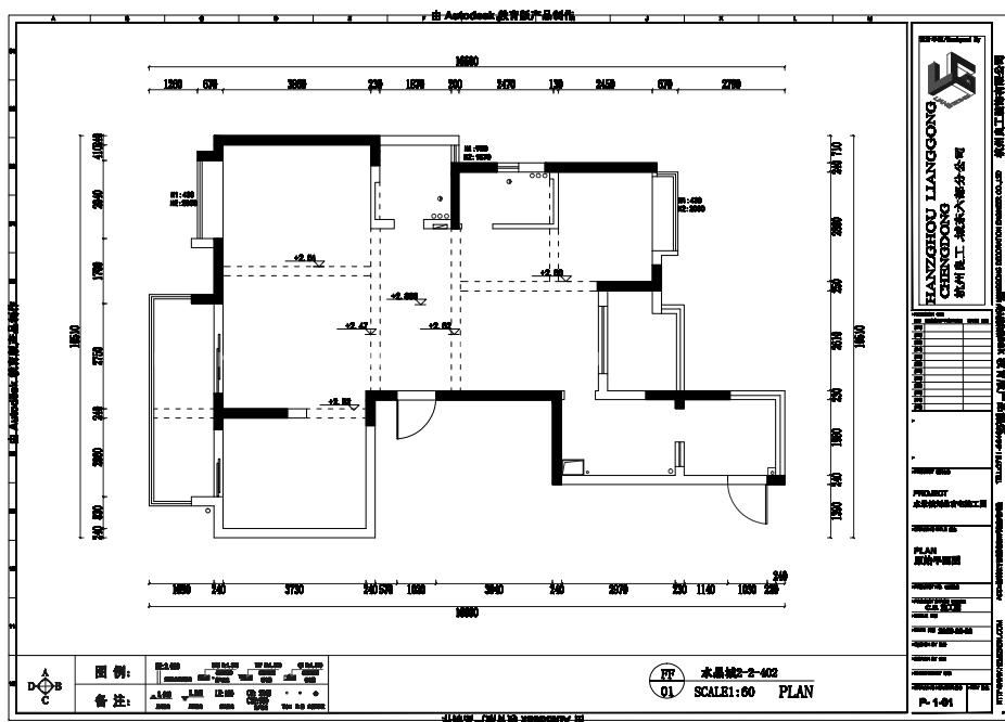 120㎡轻奢风格户型图装修案例