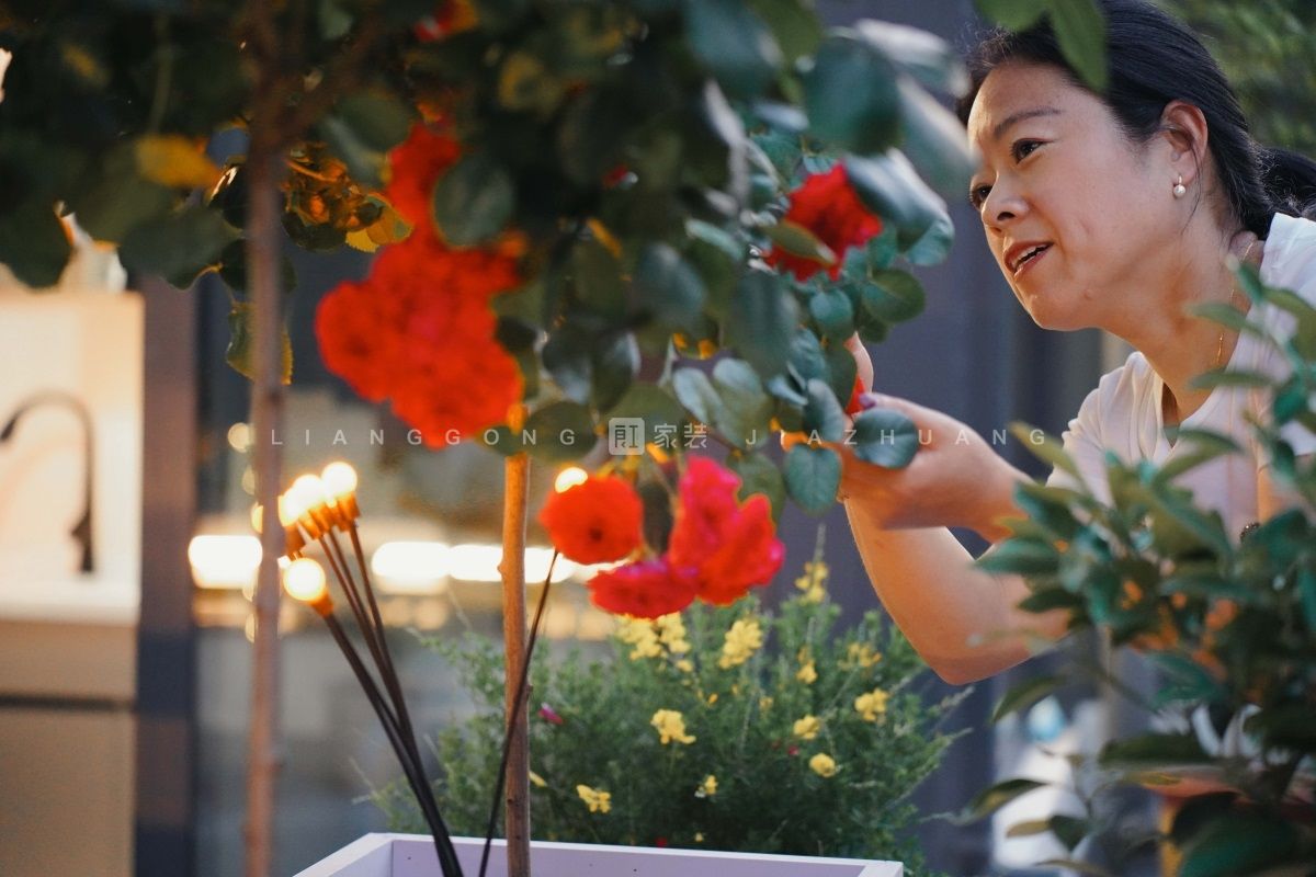 120㎡现代风格花园装修案例