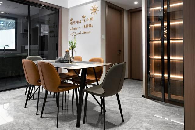 现代轻奢风格餐厅装修效果图