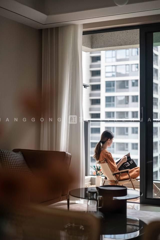 现代北欧风格客厅装修效果图