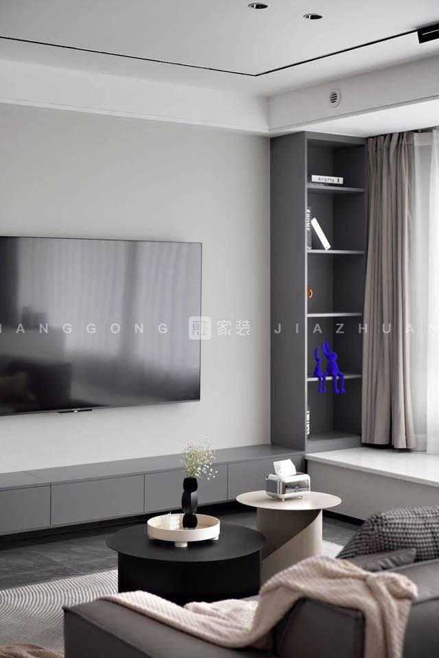 现代简约风格客厅装修效果图
