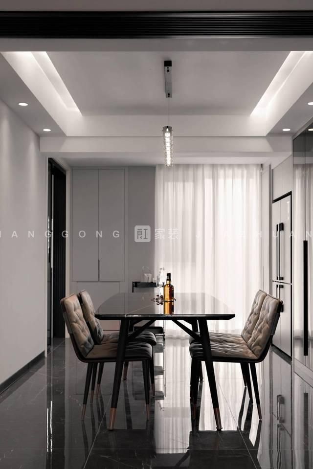 现代轻奢风格餐厅装修效果图
