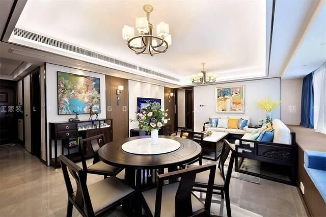 新中式风格餐厅装修效果图