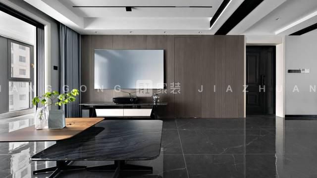 现代轻奢风格客厅装修效果图
